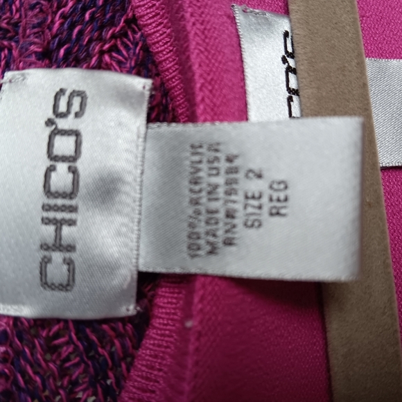 Chico's Two Piece Sweater And Top Set Size 2 - Picture 10 of 10
